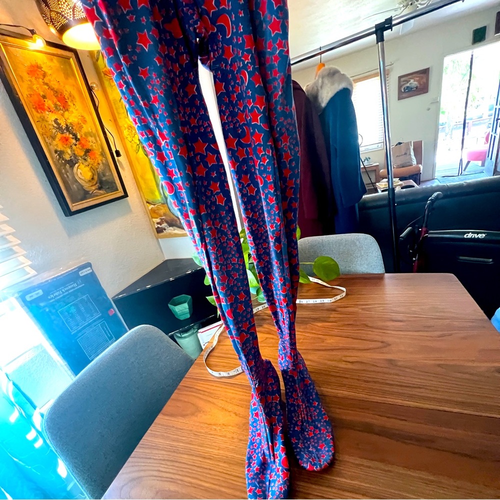 1960s vintage boots tights boot combination Peter Max look